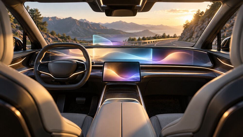 智慧座艙與車載顯示面板（Automotive Display Panels）革命：大屏曲面貫穿屏、Tandem OLED與車規Mini LED藍圖